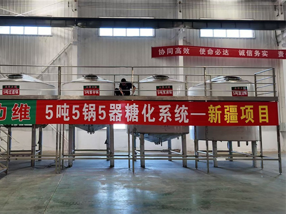 阳江镇精酿啤酒设备厂—5吨精酿啤酒设备—新疆项目